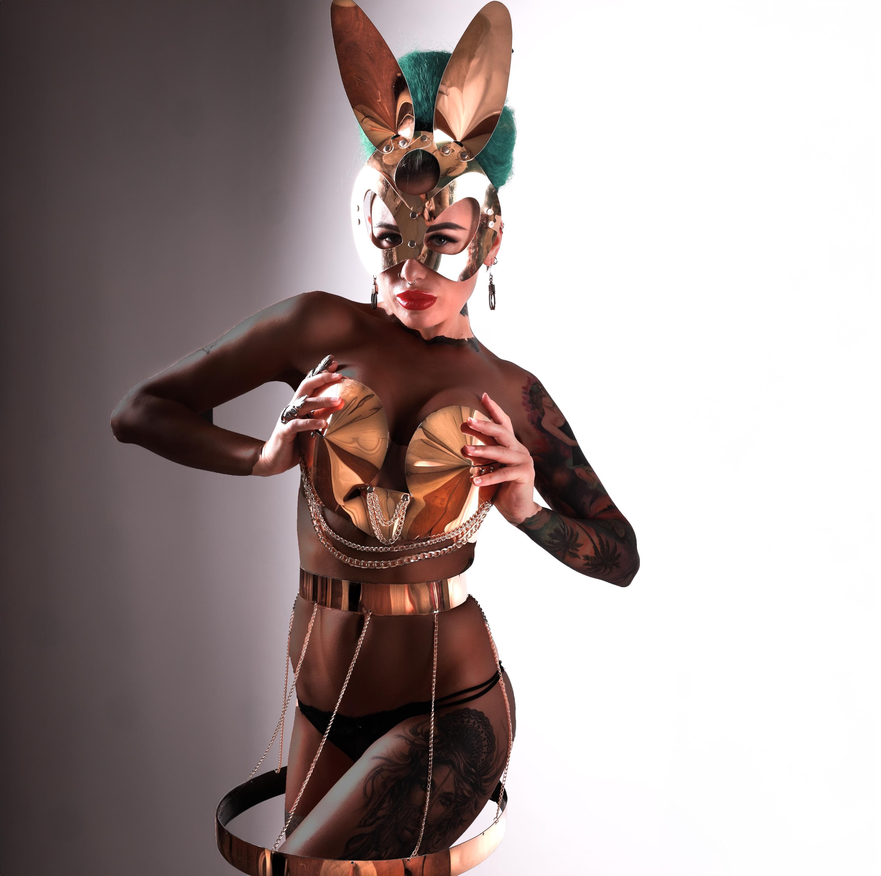 Gold Bunny Costume