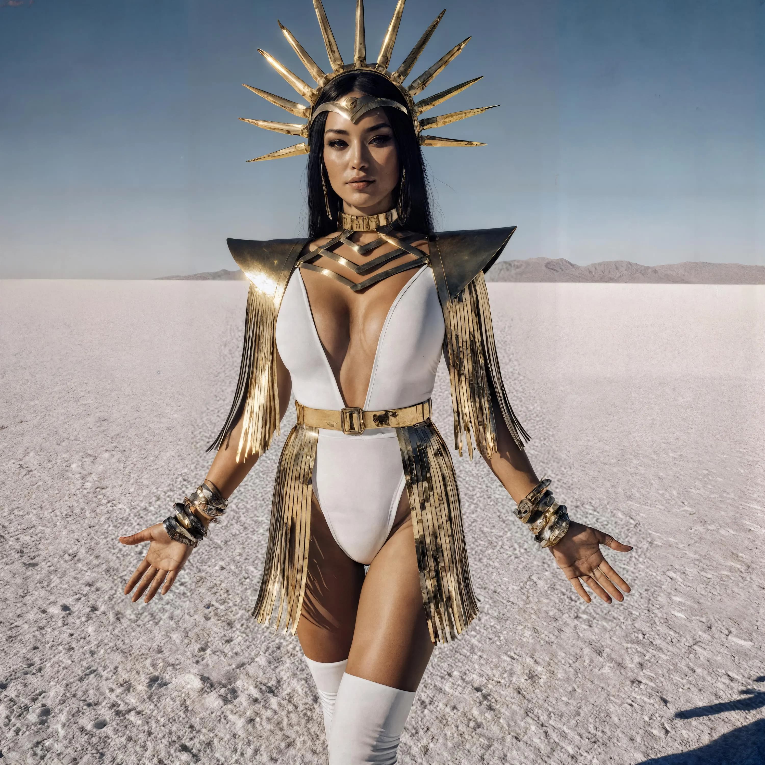 Gold Desert Goddess Costume for Women