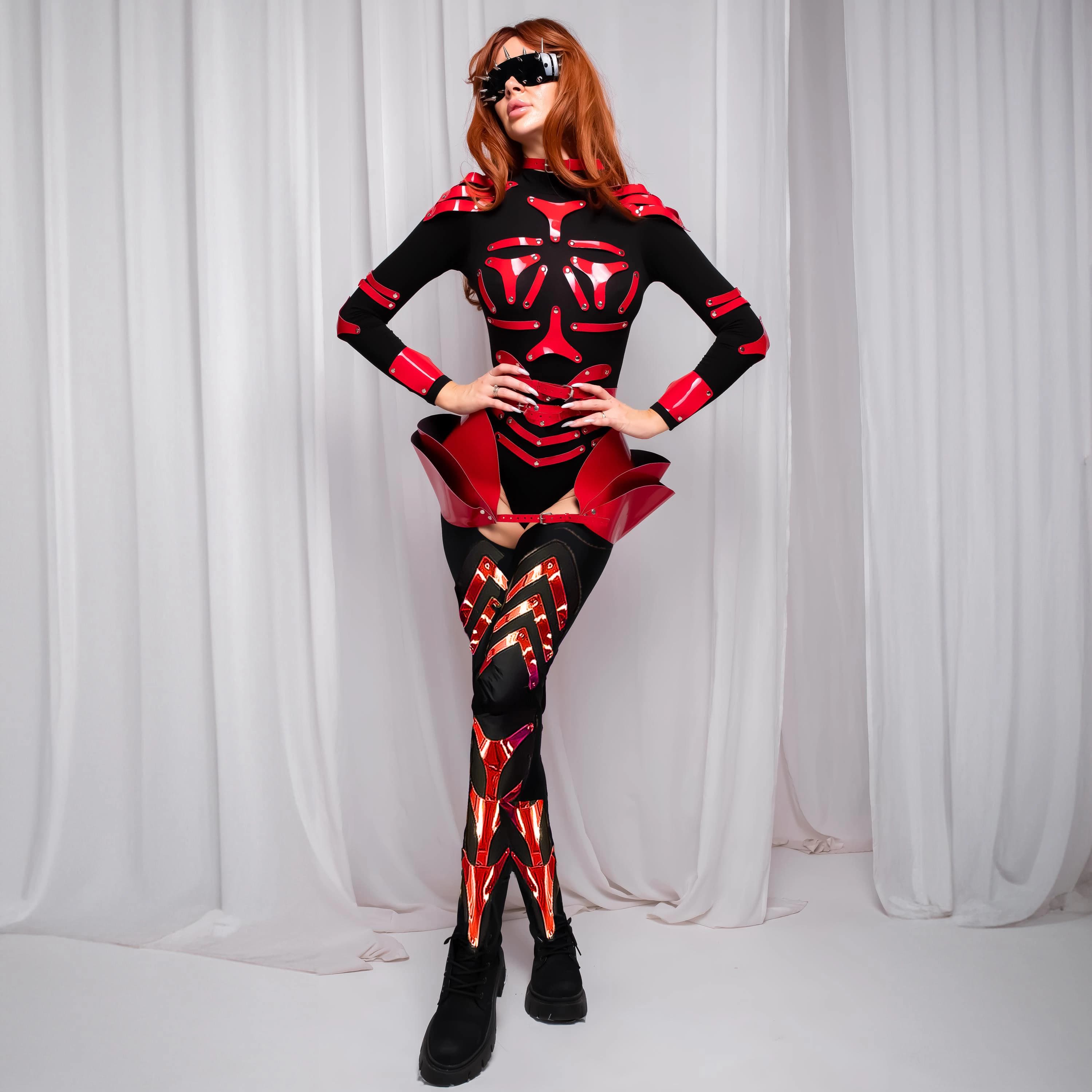 Red Dance Costume for Stage