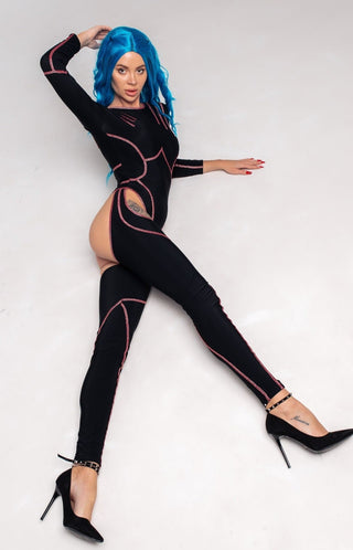 Dance Clothing Set: Bodysuit & Leg Covers for Women Performers - FEYA