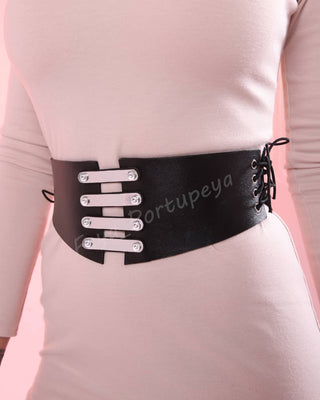 Elegant Leather Women's Belt-Corset: Luxury Fashion Accessories - FEYA