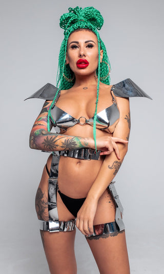 Festival Burning Man Set: Bra & Garters, Performance Attire - FEYA
