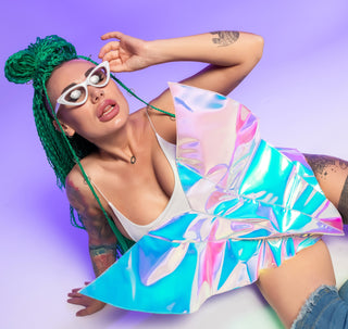 Hologram Butterfly Cosplay Dress: Perfect for Show Performance - FEYA