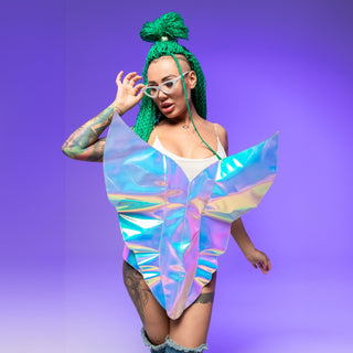 Hologram Butterfly Cosplay Dress: Perfect for Show Performance - FEYA