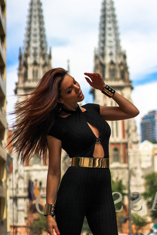 Elegant Leather Women's Belt & Corset - Luxury Fashion Accessories - FEYA