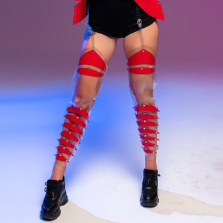 Martian Space Costume set: Top, Shoulders, Skirt, Leg Covers for Alien outfit - FEYA