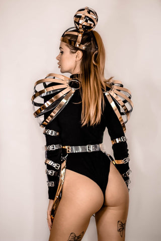 Metallic Clothing for Dance Show Outfit or Festival Parties - FEYA