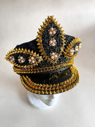 Mirror & Rhinestone Women's Headdress for Festivals - FEYA