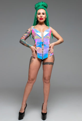 Neon Party Dress: Stage Performance Ensemble for Women - FEYA