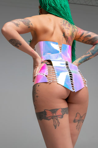 Neon Party Dress: Stage Performance Ensemble for Women - FEYA