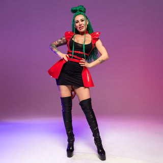 Red Dragon Dress: Perfect Costume for Cosplay Show and Performance Outfit - FEYA