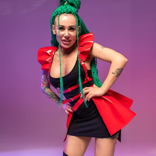 Red Dragon Dress: Perfect Costume for Cosplay Show and Performance Outfit - FEYA