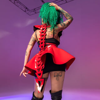 Red Dragon Dress: Perfect Costume for Cosplay Show and Performance Outfit - FEYA