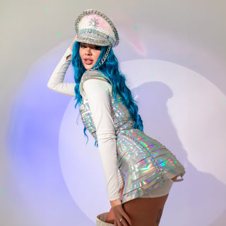 Sowing Set with Hat & Dress: Ultimate Festival Fashion for Women - FEYA