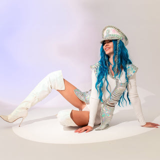 Sowing Set with Hat & Dress: Ultimate Festival Fashion for Women - FEYA