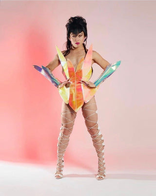 Stage Costume for Travesti Singer Dance Show Performance Party Birthday Celebrate Dress - FEYA