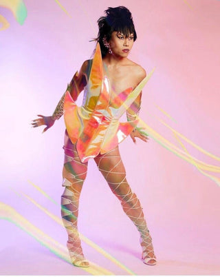 Stage Costume for Travesti Singer Dance Show Performance Party Birthday Celebrate Dress - FEYA