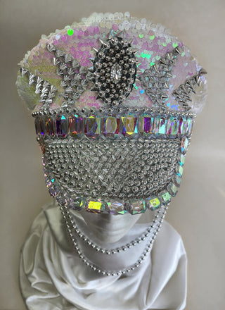Unique Festival Headdress: Dazzling Rhinestone Design - FEYA