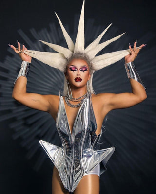 Unique Red Stage Dress: Elevate Your Performance - FEYA